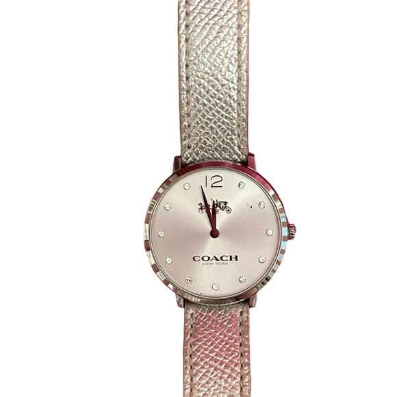 Coach Accessories - Coach Metallic Silver Women's Watch